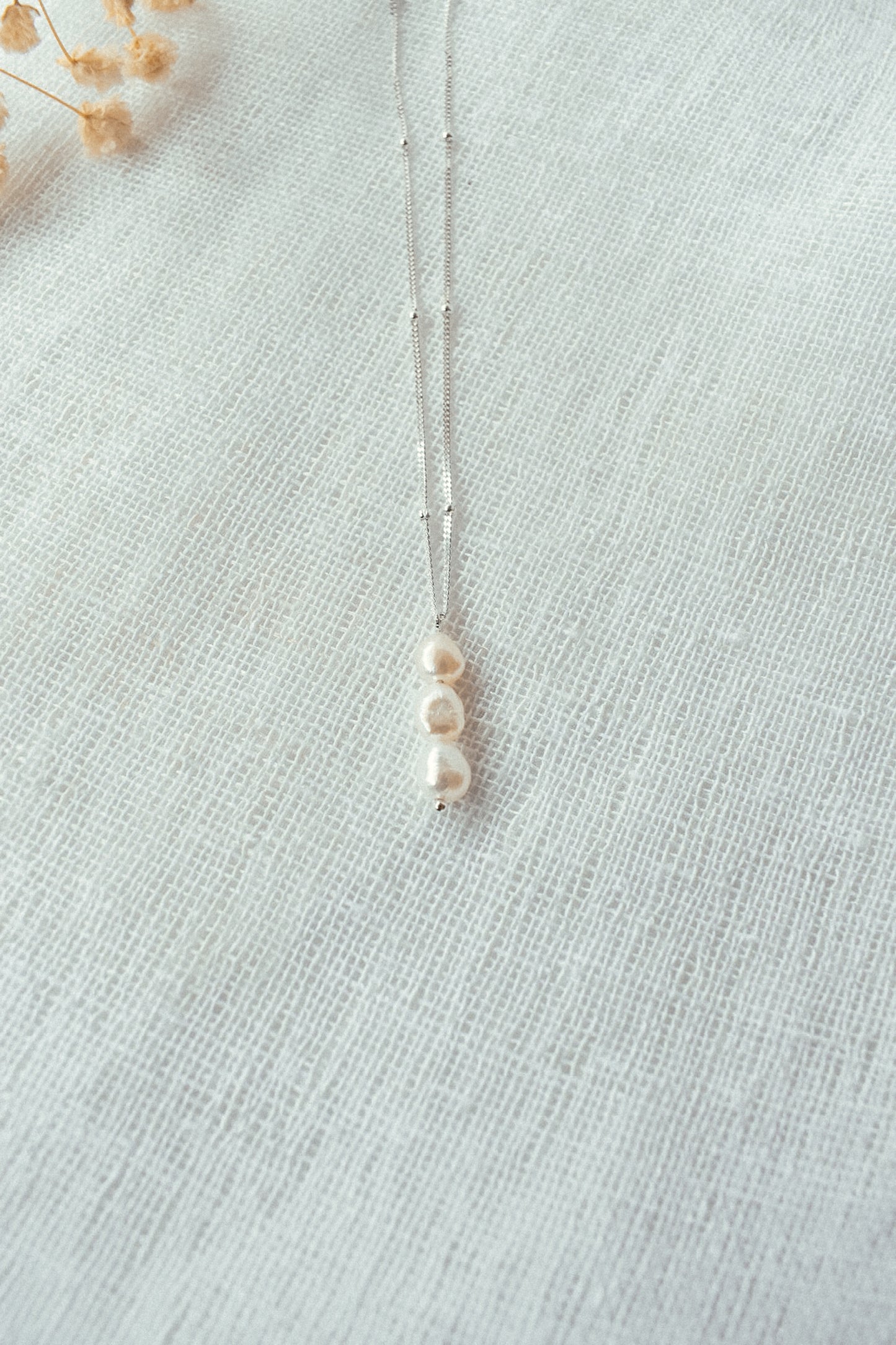 Sofia Pearl Drop Necklace