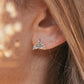 Mandala Dolphin Tail Studs