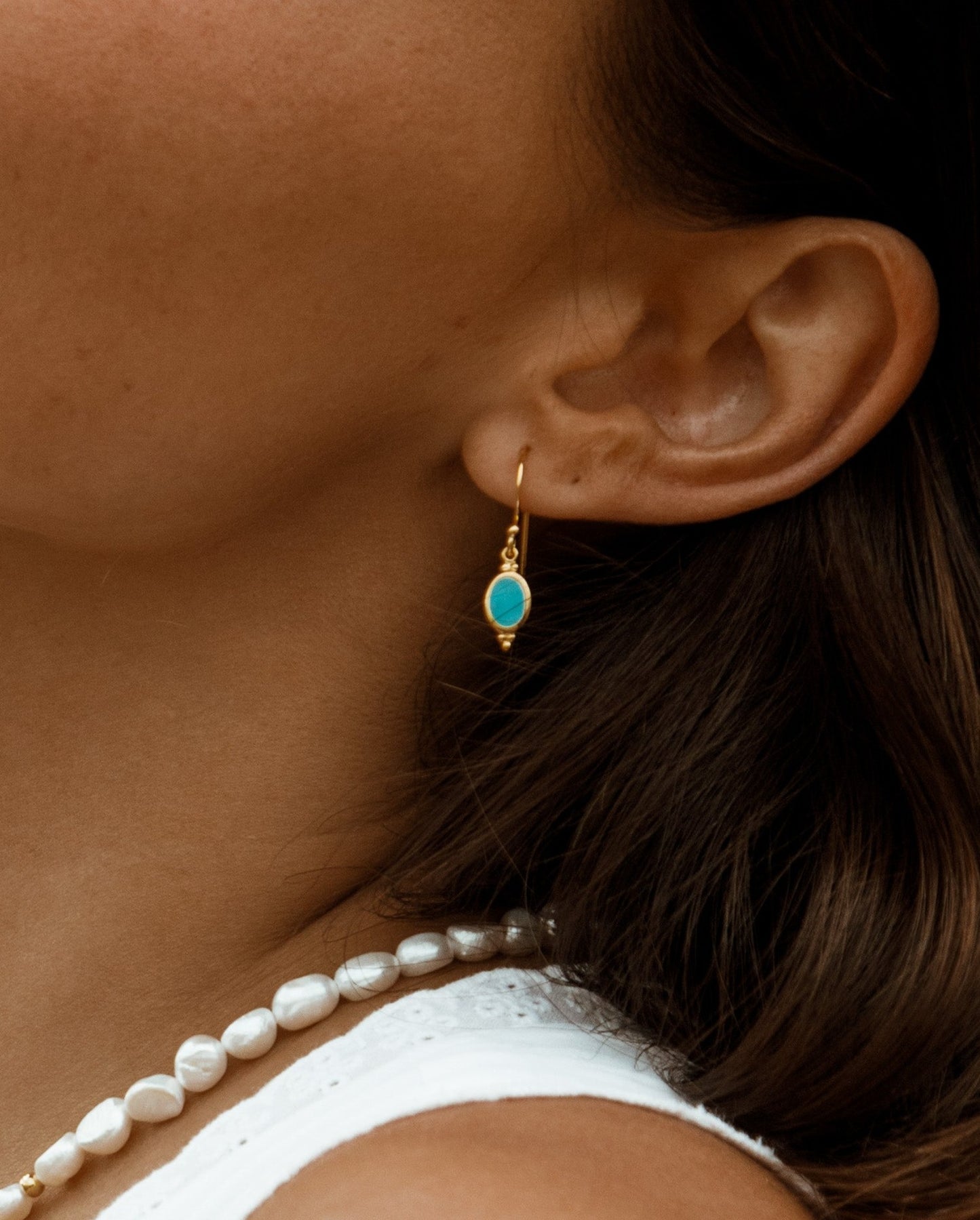 Mystic Turquoise Dangles