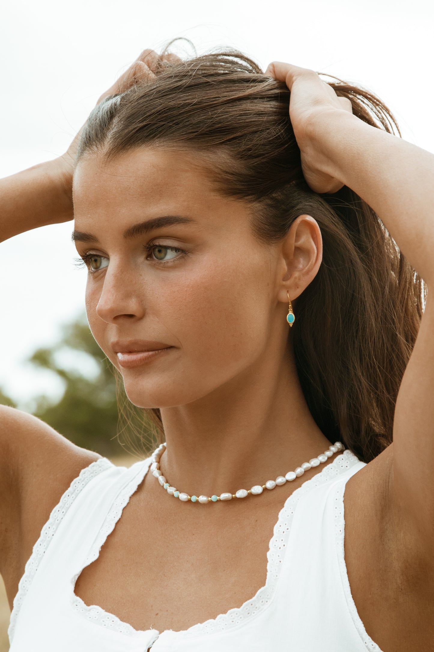 Mystic Turquoise Dangles