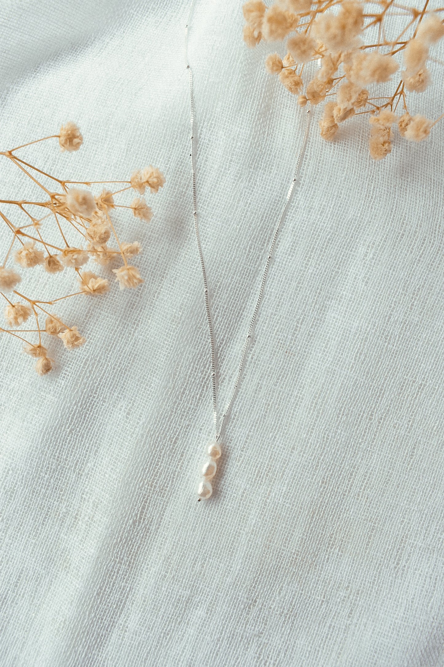 Sofia Pearl Drop Necklace