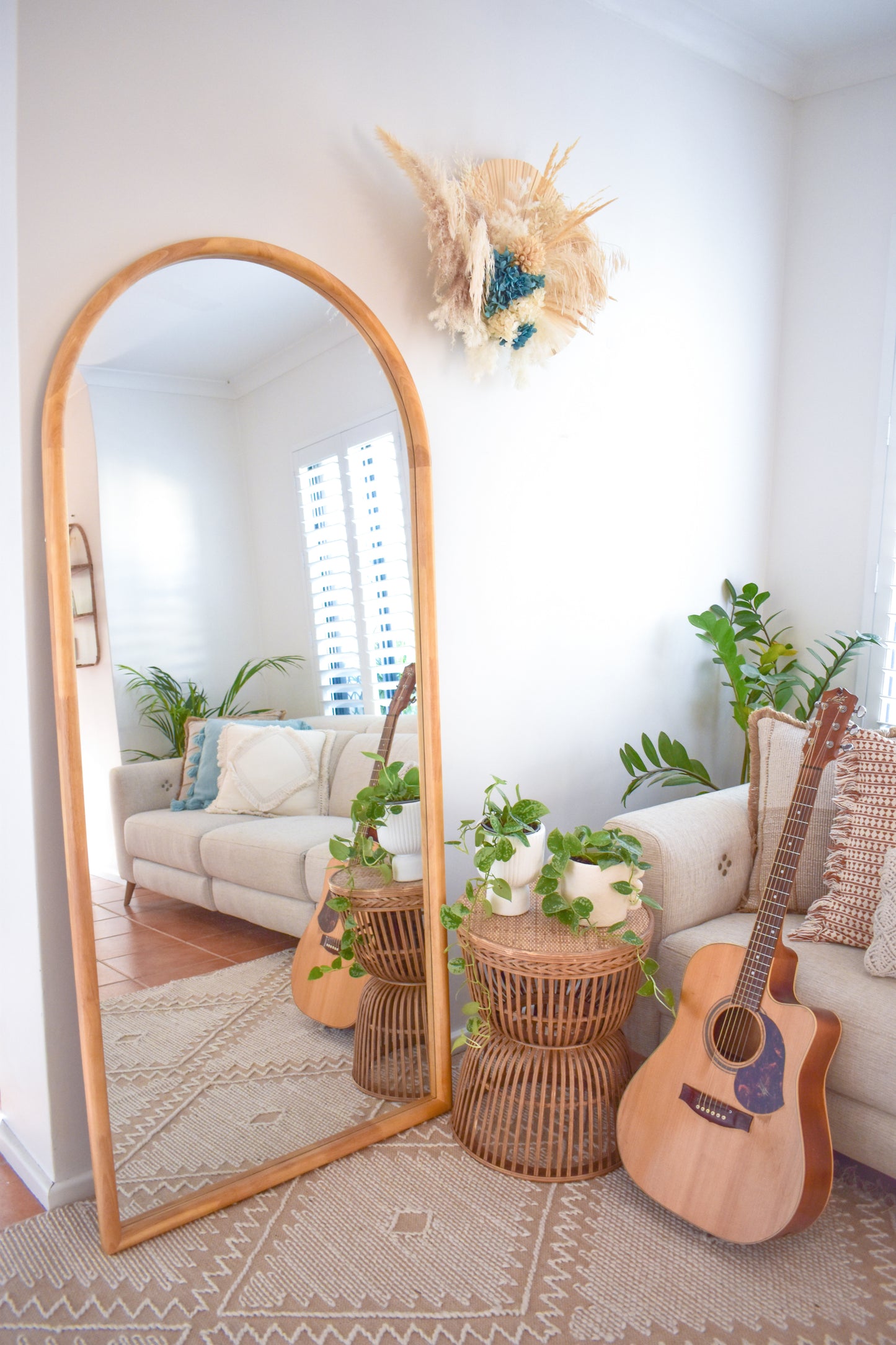 Oak Arch Mirror