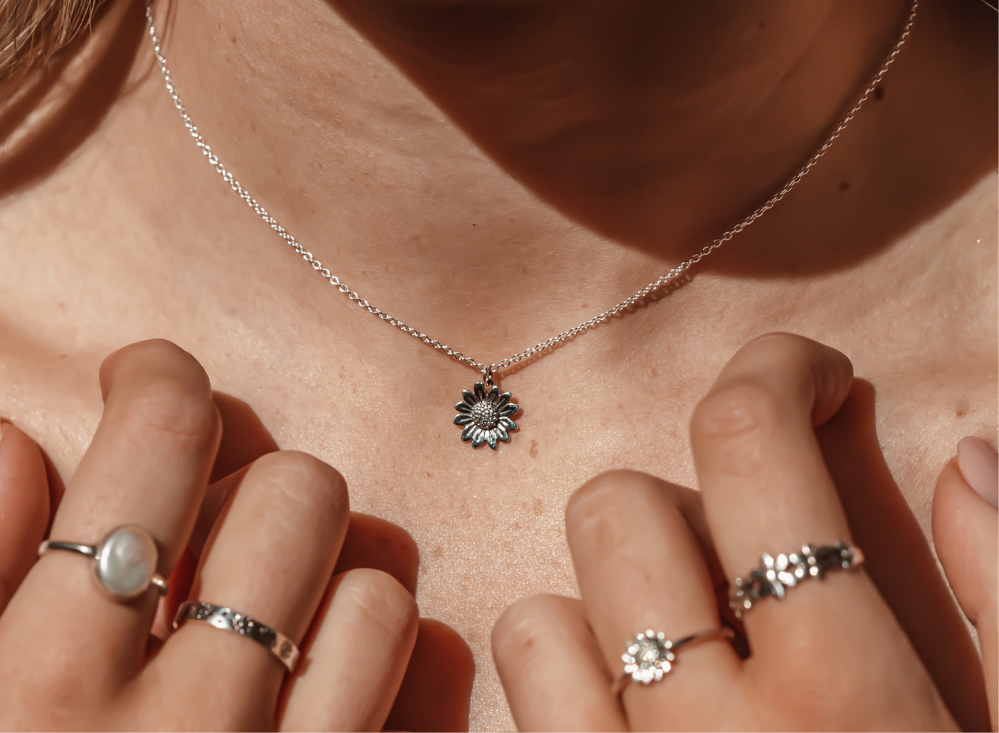 Sunflower Necklace